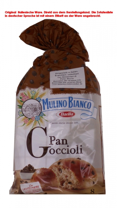 Mulino Bianco Pan Gocciolo con gocce di cioccolato - Alimentari di Peter  Sturm